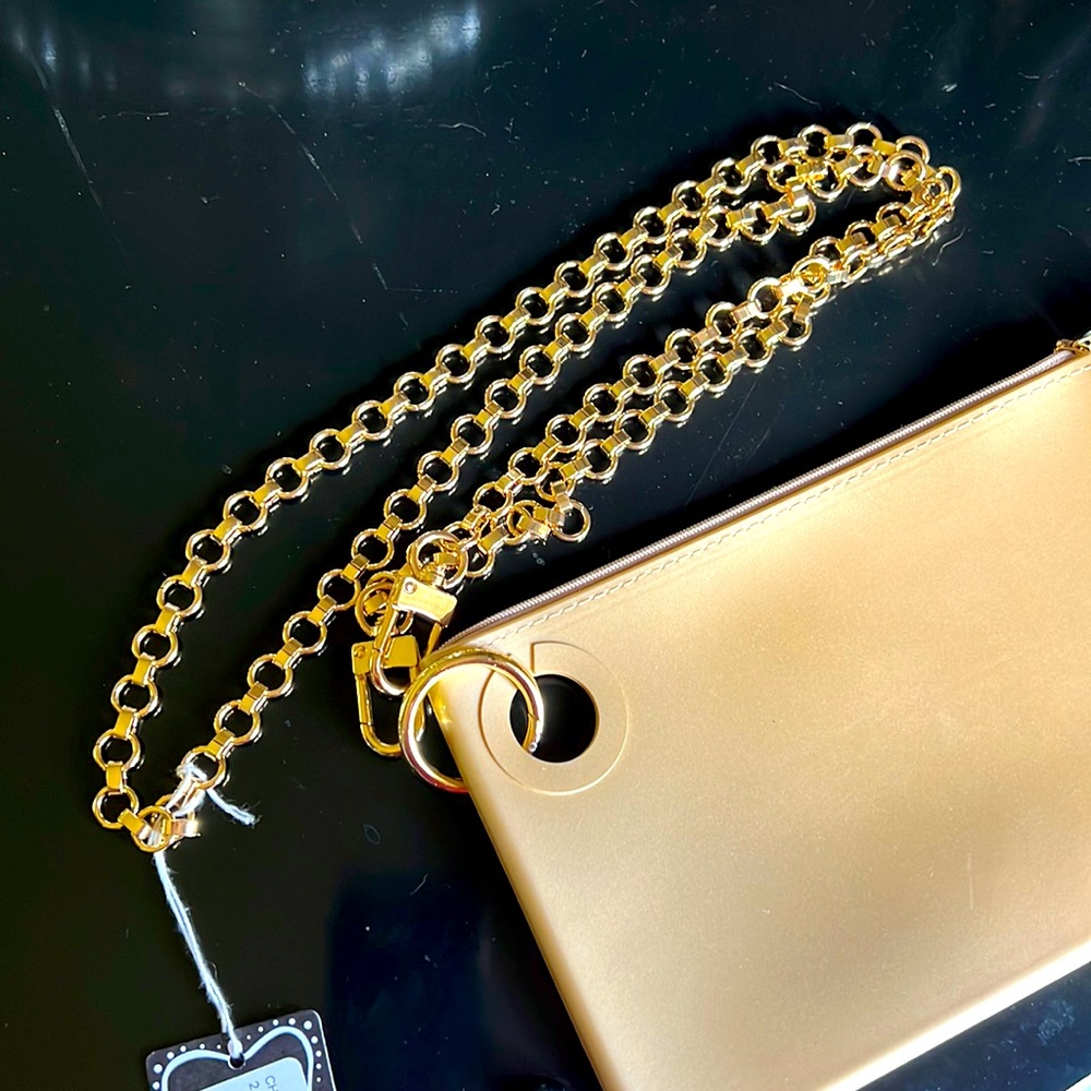 Goldrush Cross body Chain for cell phone hook up or purse by Oventure